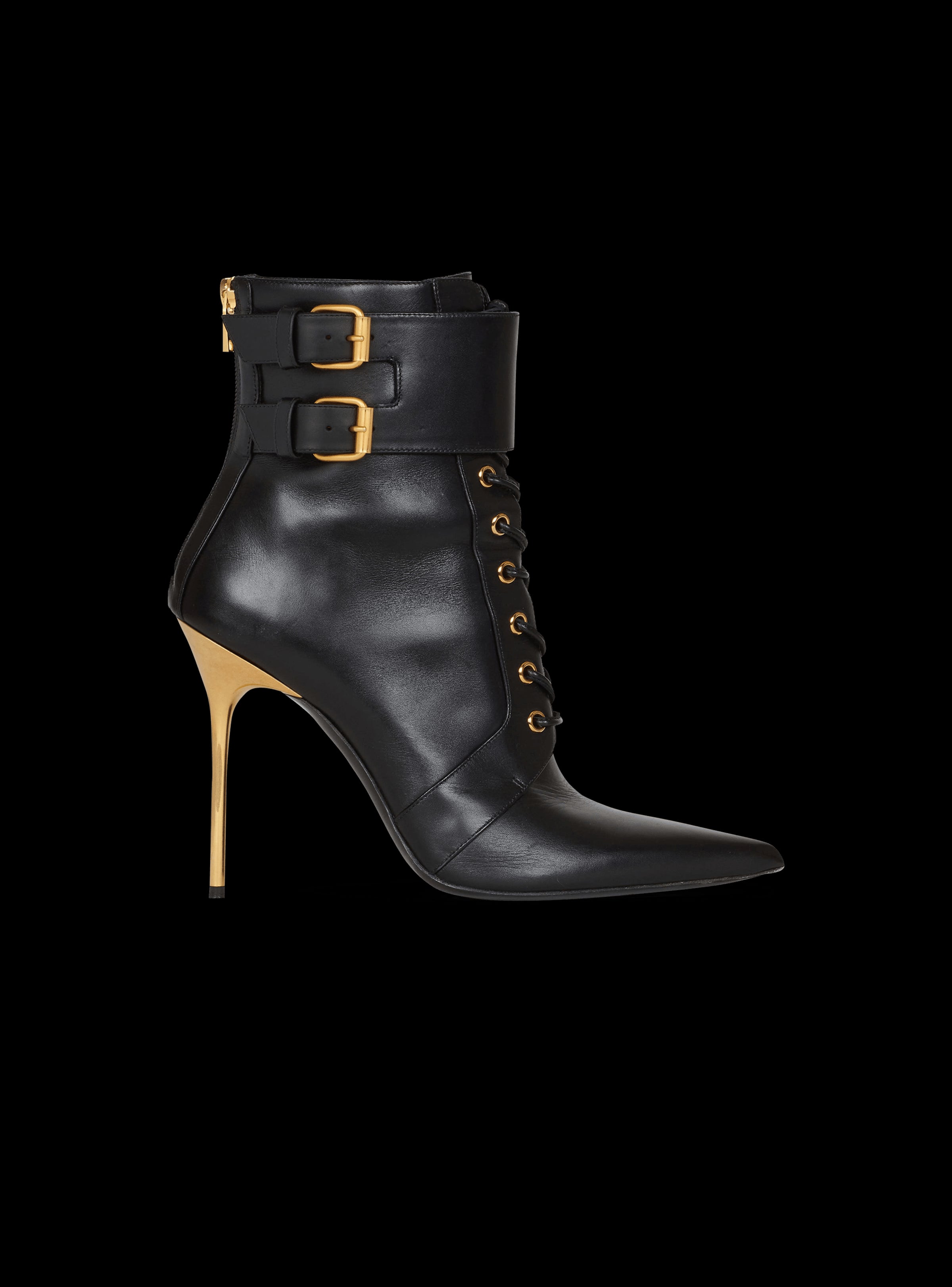 Balmain Women's Ankle Boot Uria-Calfskin