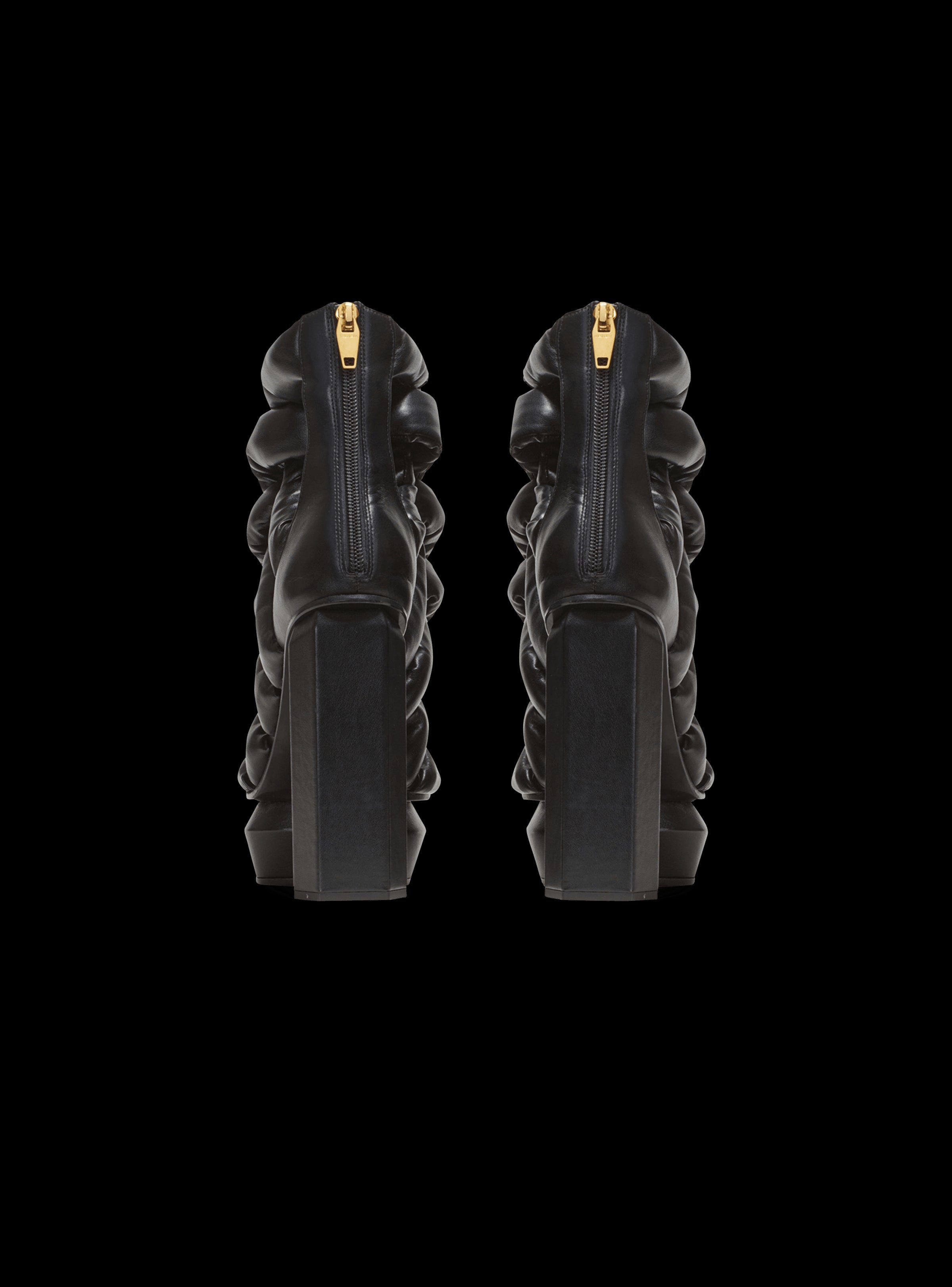 Balmain Women's Platform Pump Ava-Braided Synthetic Lth