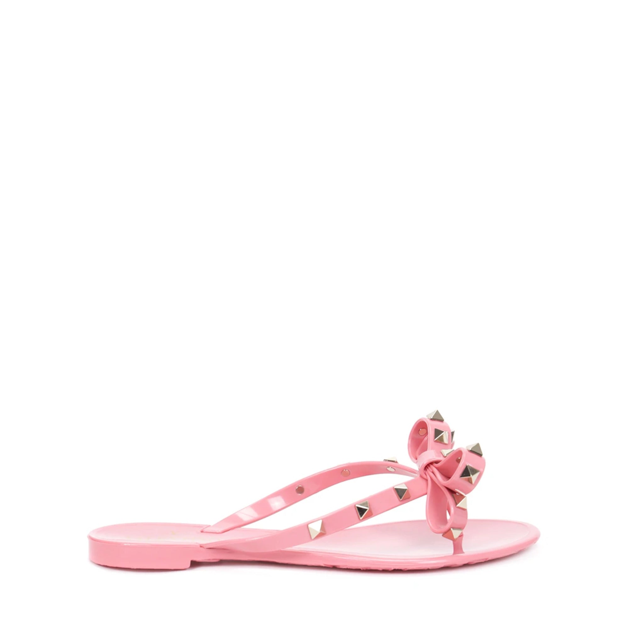 Valentino Garavani Rubber Rockstud Thong Sandals