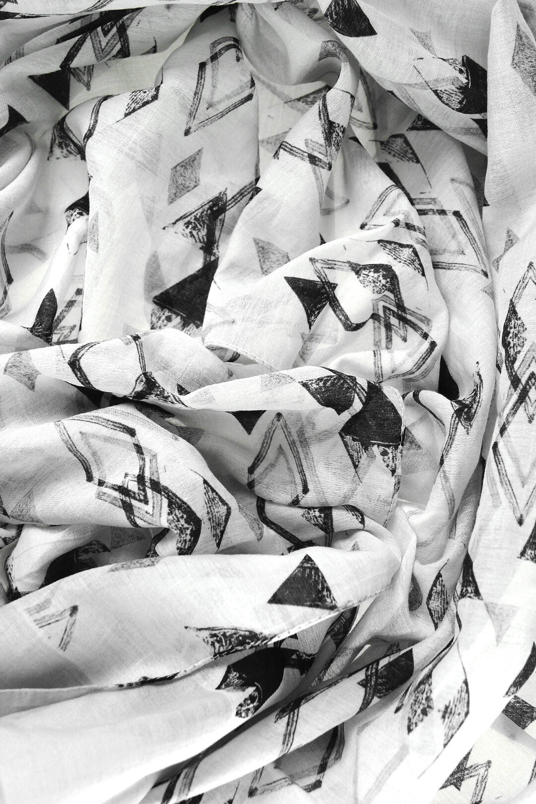 Corneliani All Over Geometric Pattern Scarf