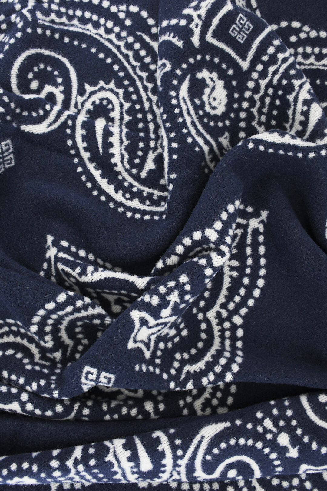 Givenchy Bandana-Motif Wool Maxi Scarf