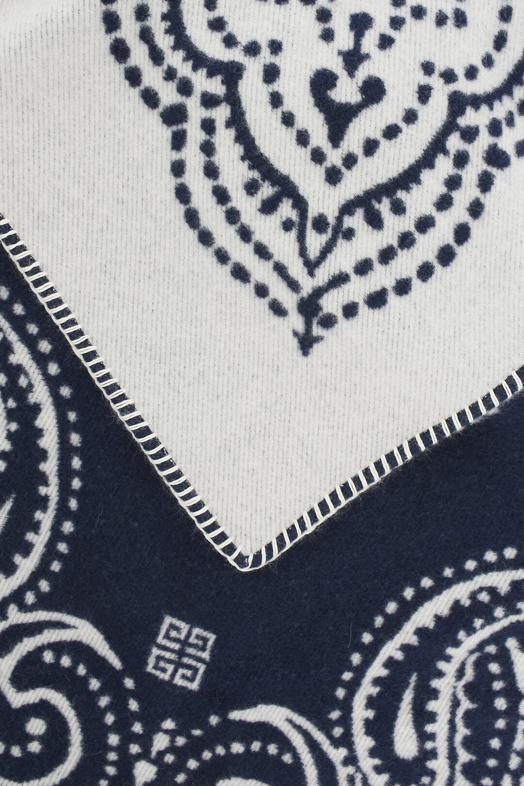 Givenchy Bandana-Motif Wool Maxi Scarf