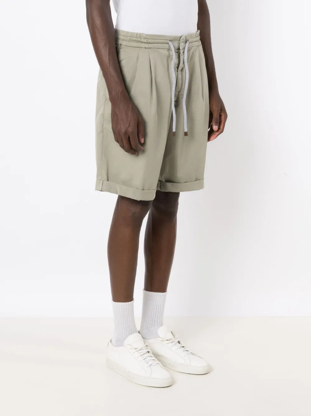 Brunello Cucinelli Drawstring Cotton Shorts