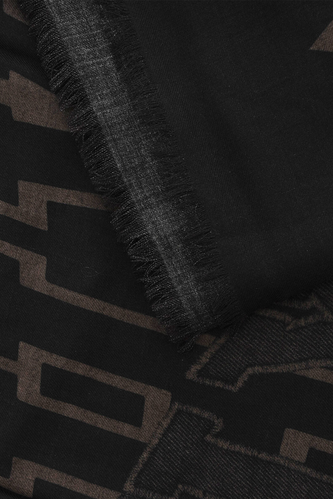 Givenchy Two-Tone Foulard With Fringes