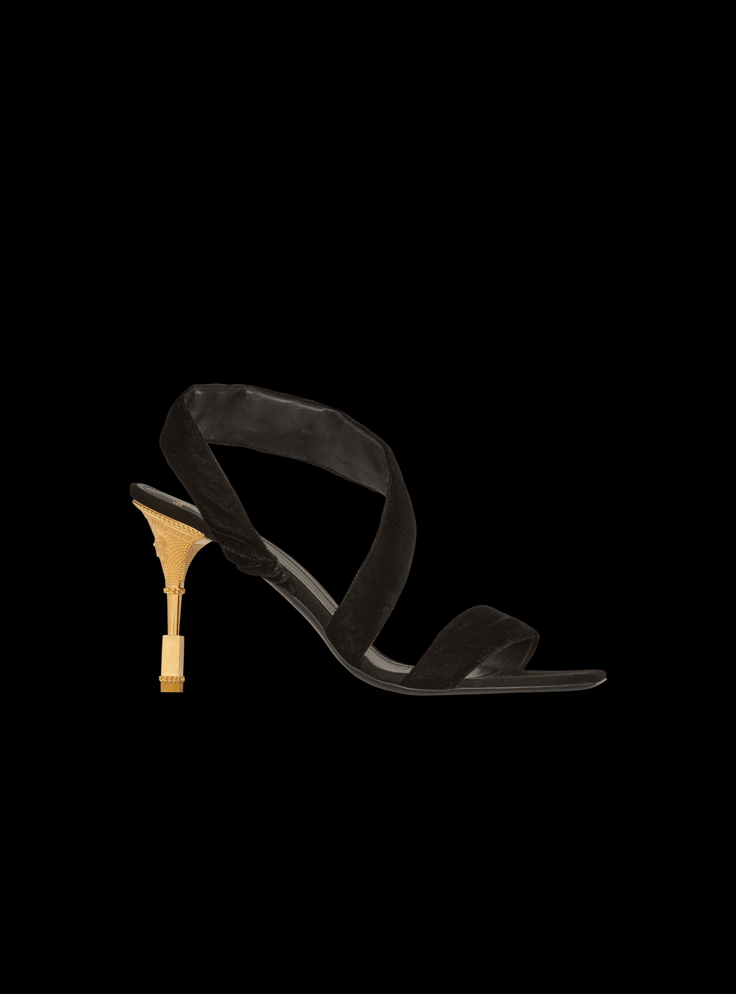 Balmain Women's Sandal Moneta-Velvet