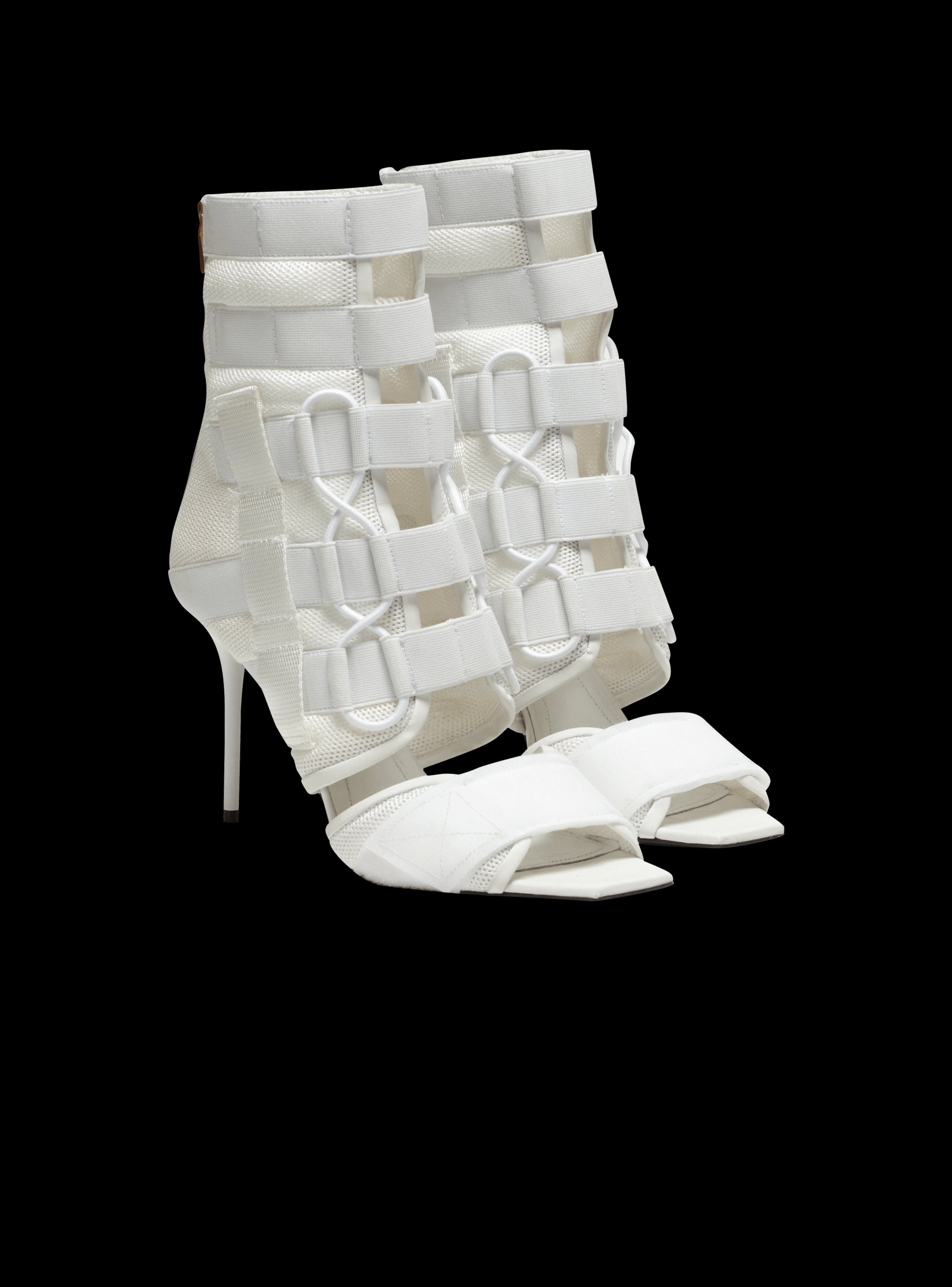 Balmain Women's Sandal Uma-Velcro&mesh