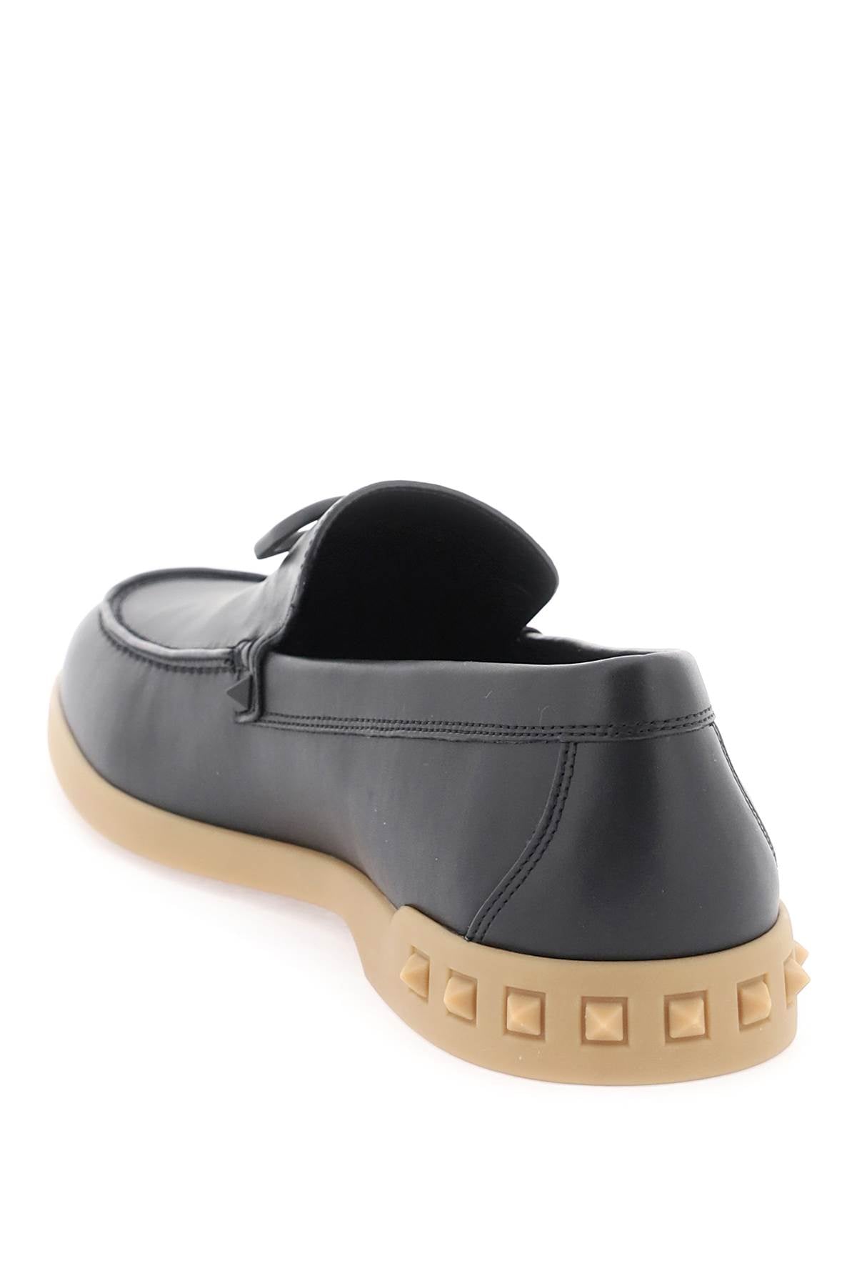 Valentino Garavani Leisure Flows Leather Loafers (Size - 40)
