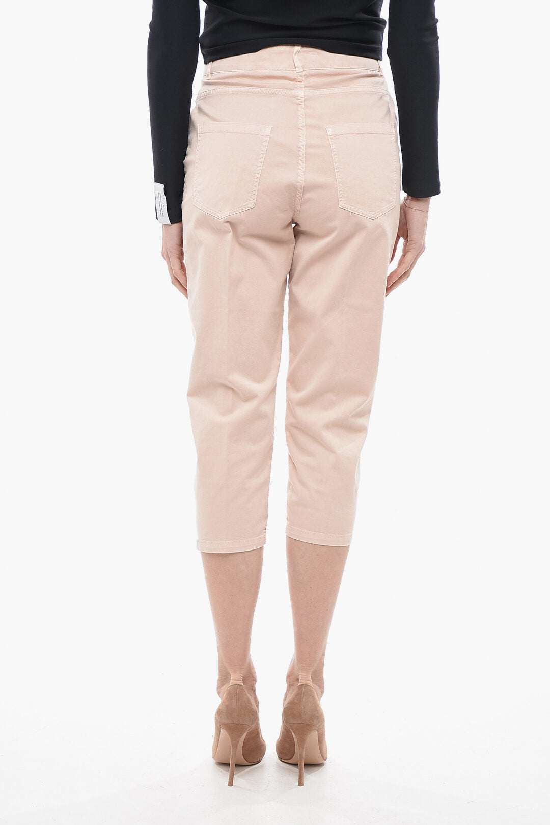 Fabiana Filippi 5 Pocket Cropped Fit Cotton Pants