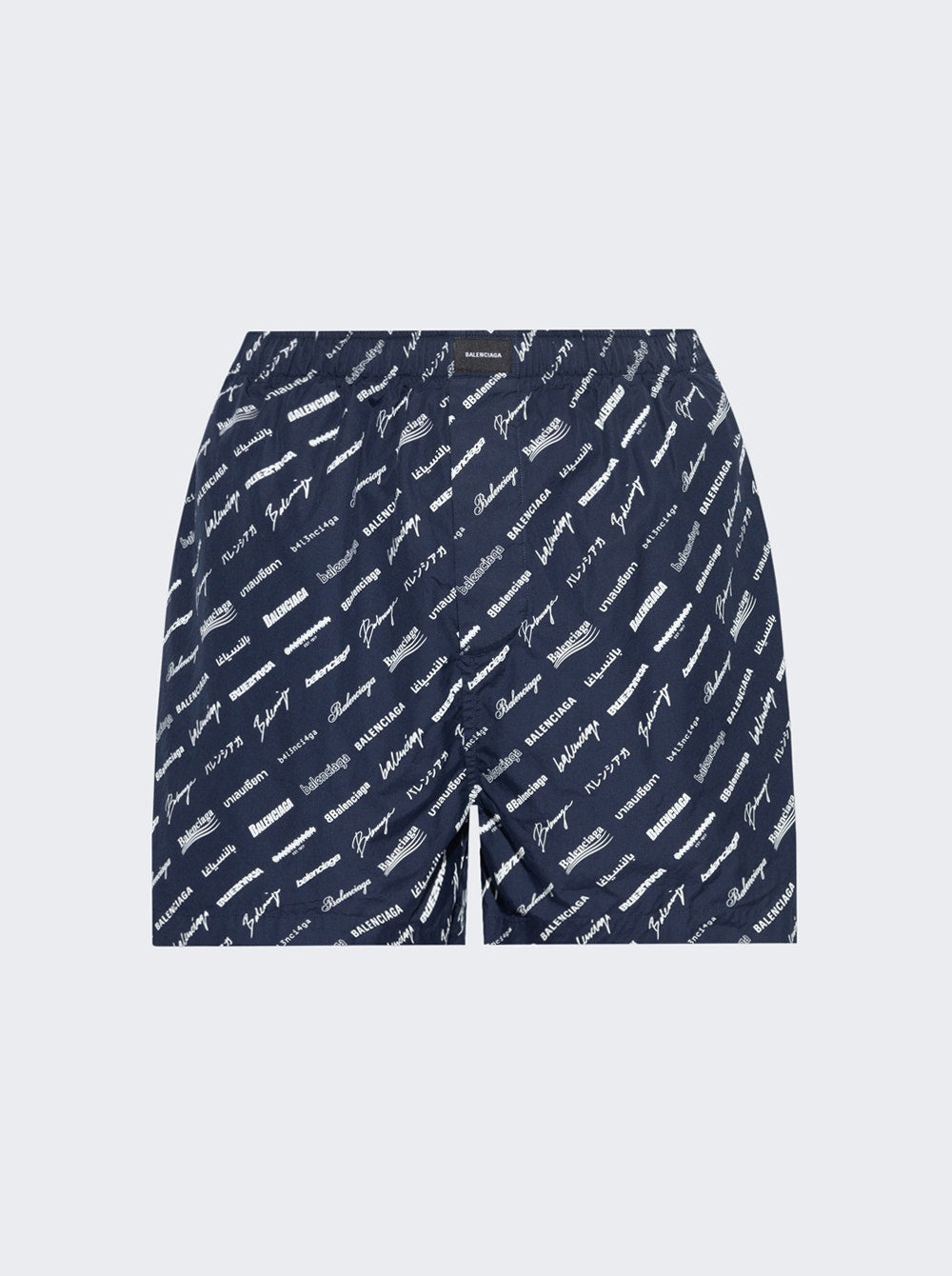 Balenciaga Logo Shorts BLUE