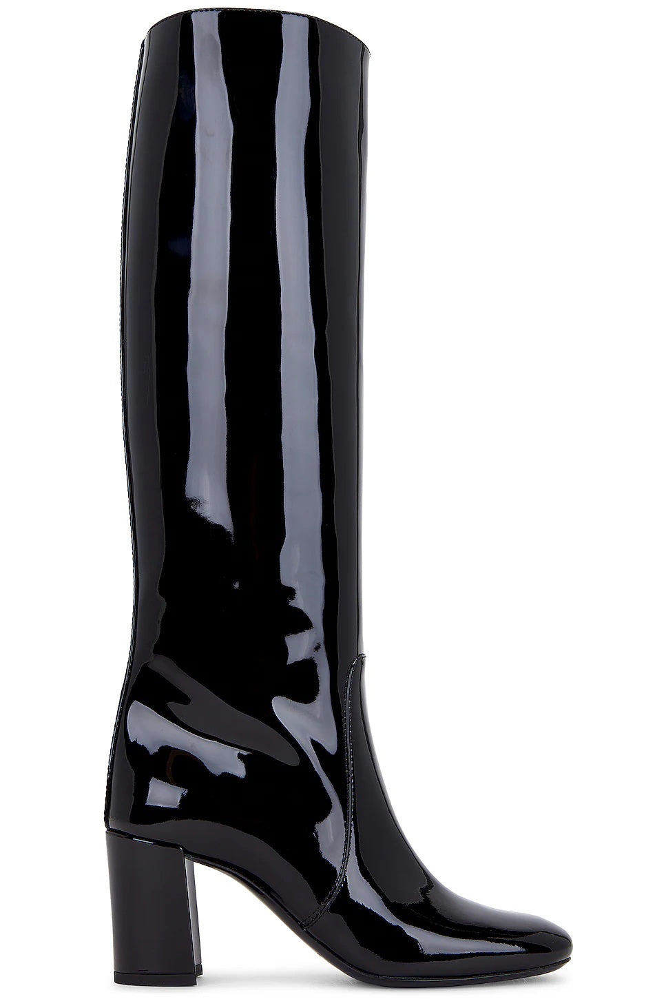 Ysl Who Boots In Patent Leather