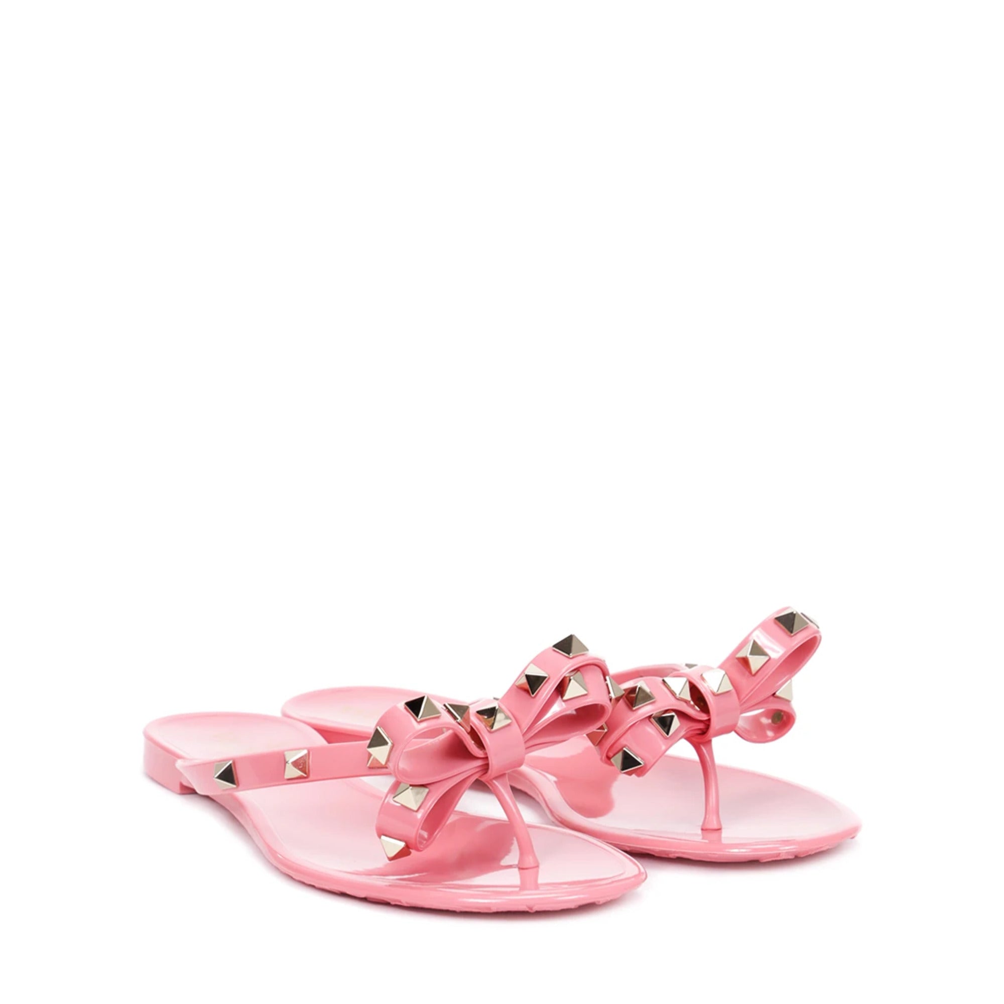 Valentino Garavani Rubber Rockstud Thong Sandals