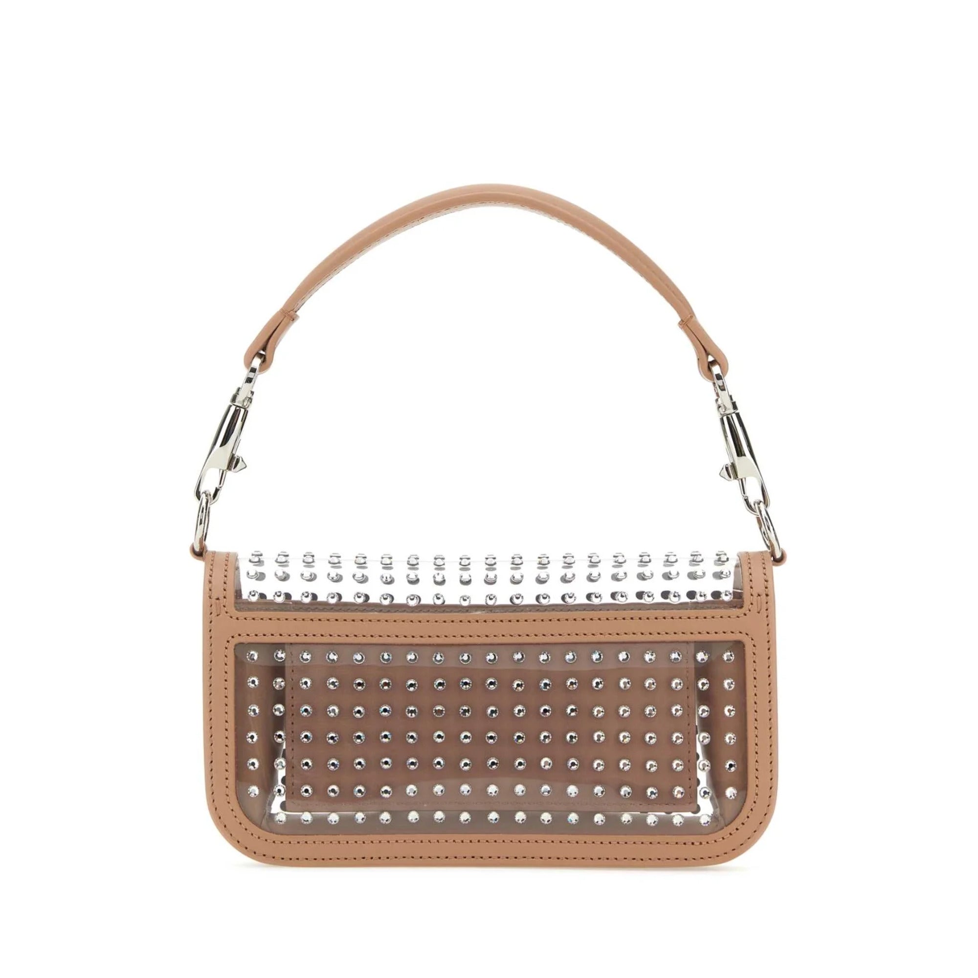 Valentino Garavani Locò Crystal-Embellished Shoulder Bag