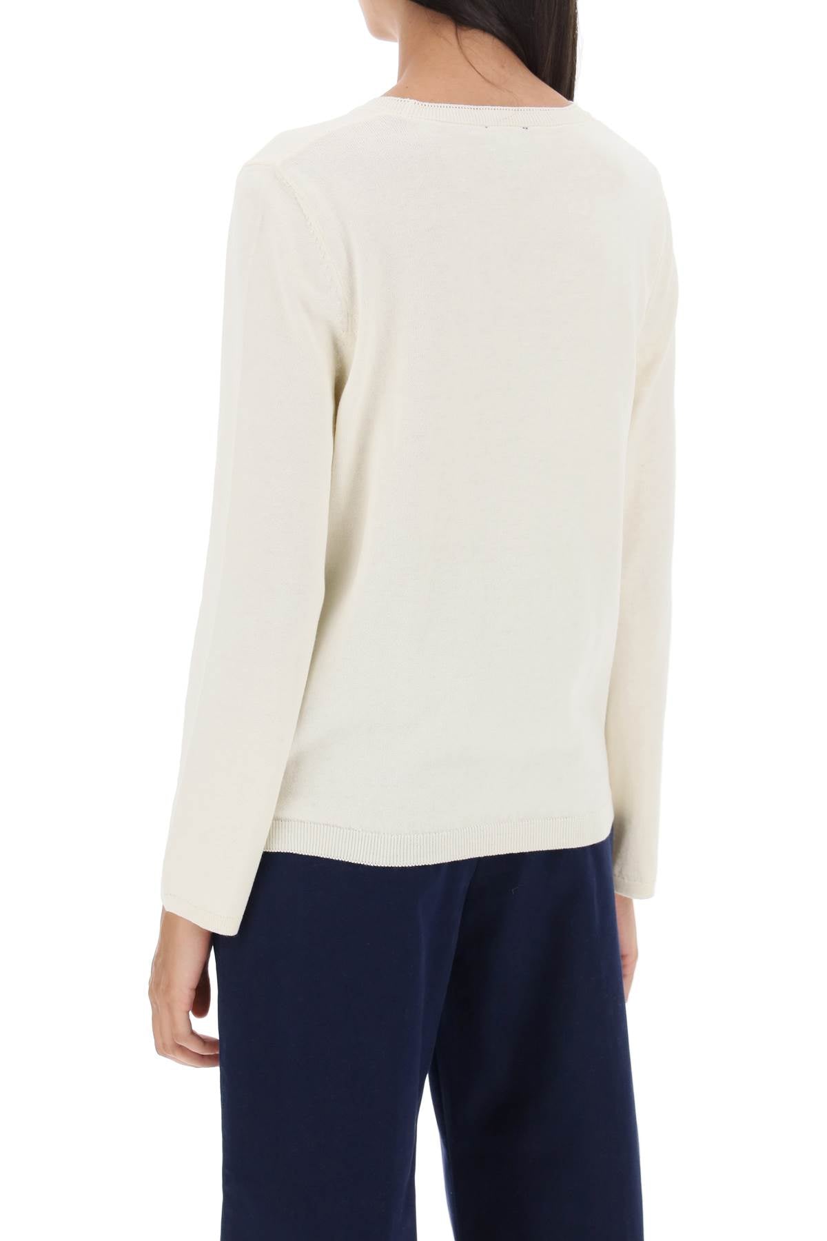 A.p.c. 'albane' Crew-Neck Cotton Sweater