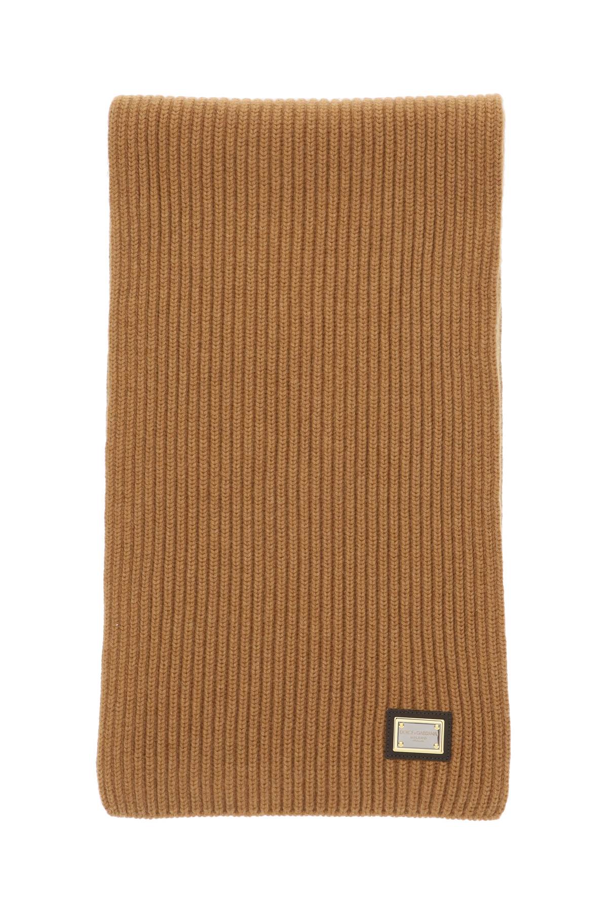 Dolce & Gabbana Ribbed Cashmere Scarf