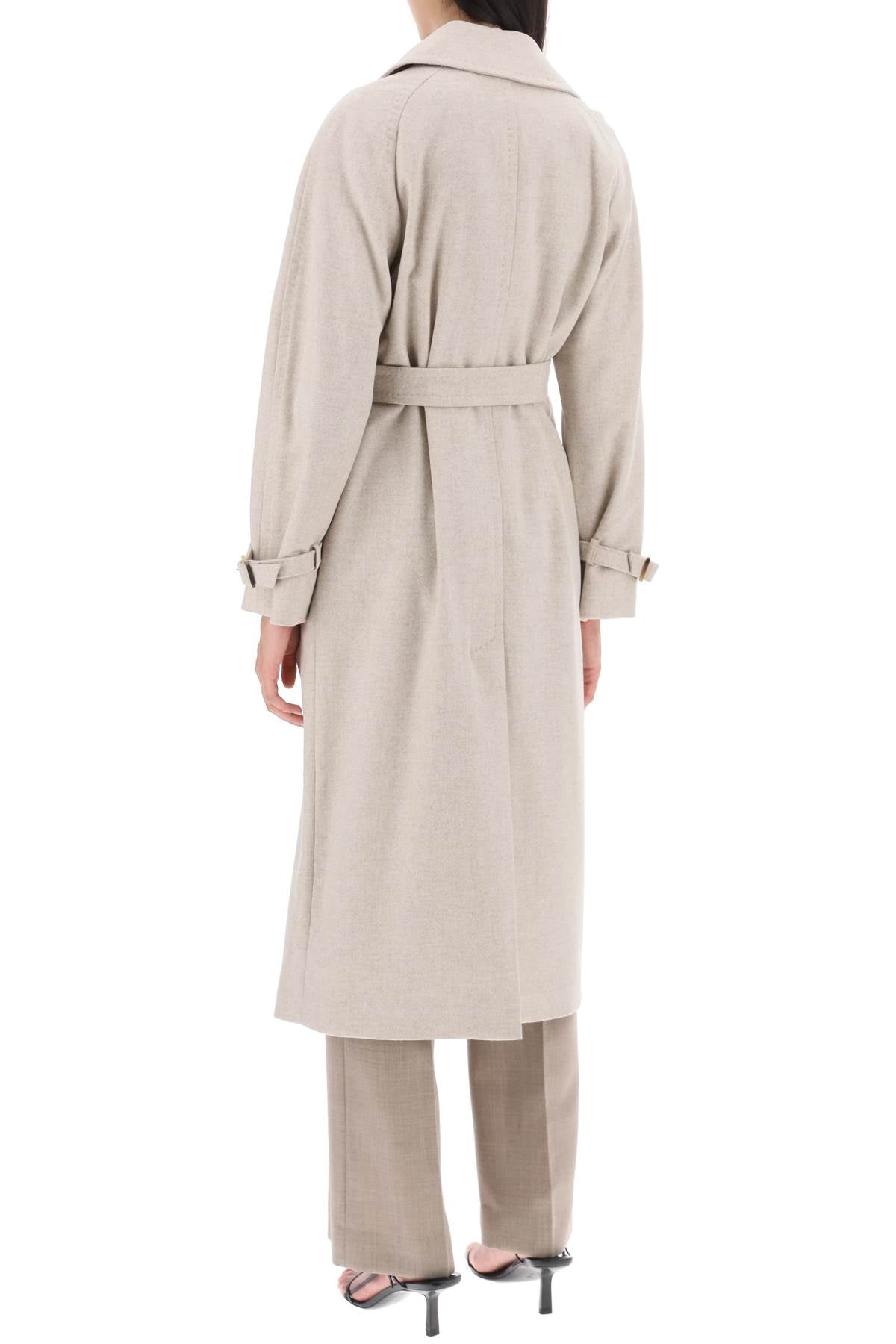 Max Mara 'murena' Double-Breasted Coat