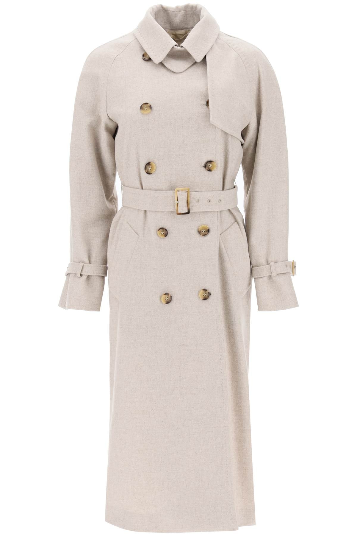 Max Mara 'murena' Double-Breasted Coat