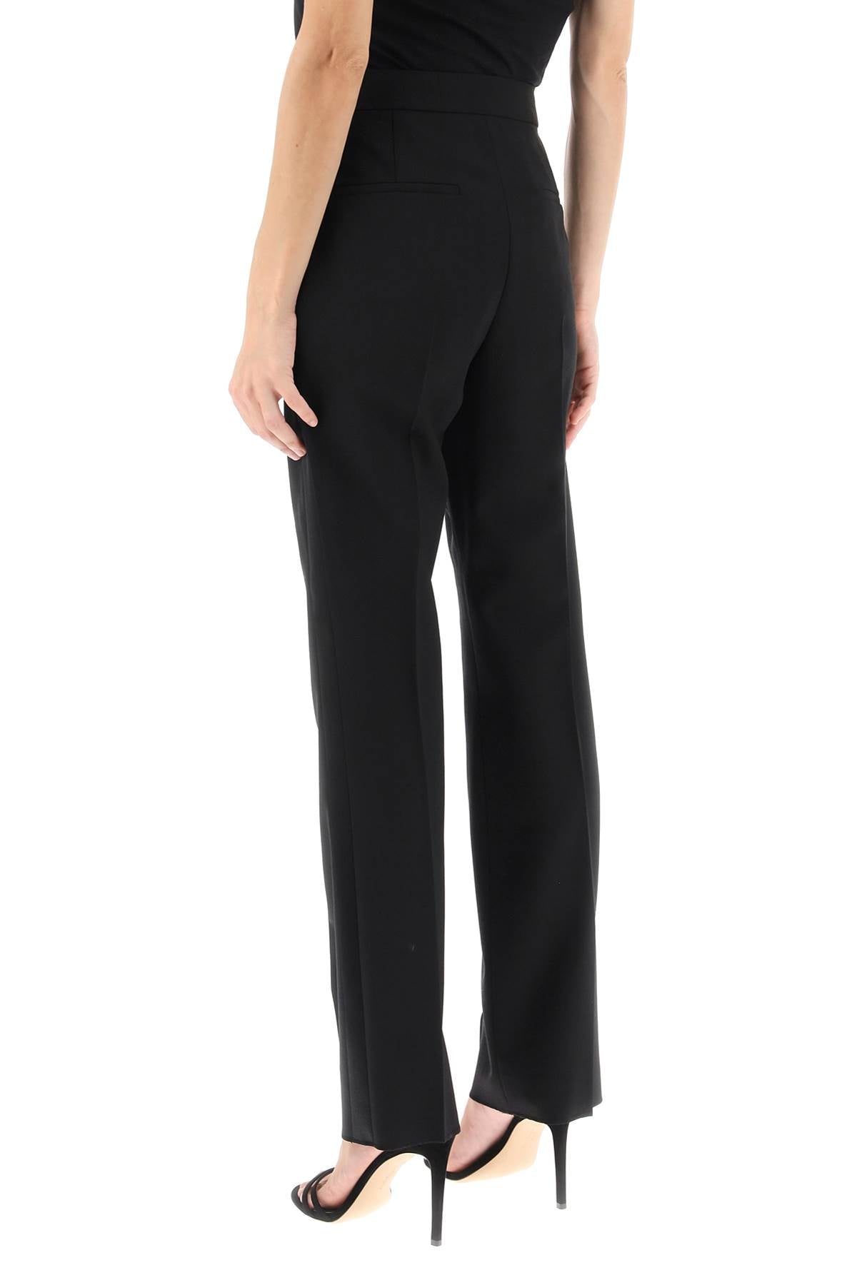 Max Mara Rino Pants With Side Satin Bands