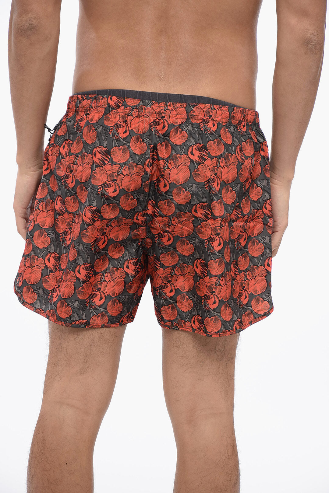 Neil Barrett ALL-OVER CHERRIES SWIM SHORTS S Standard size