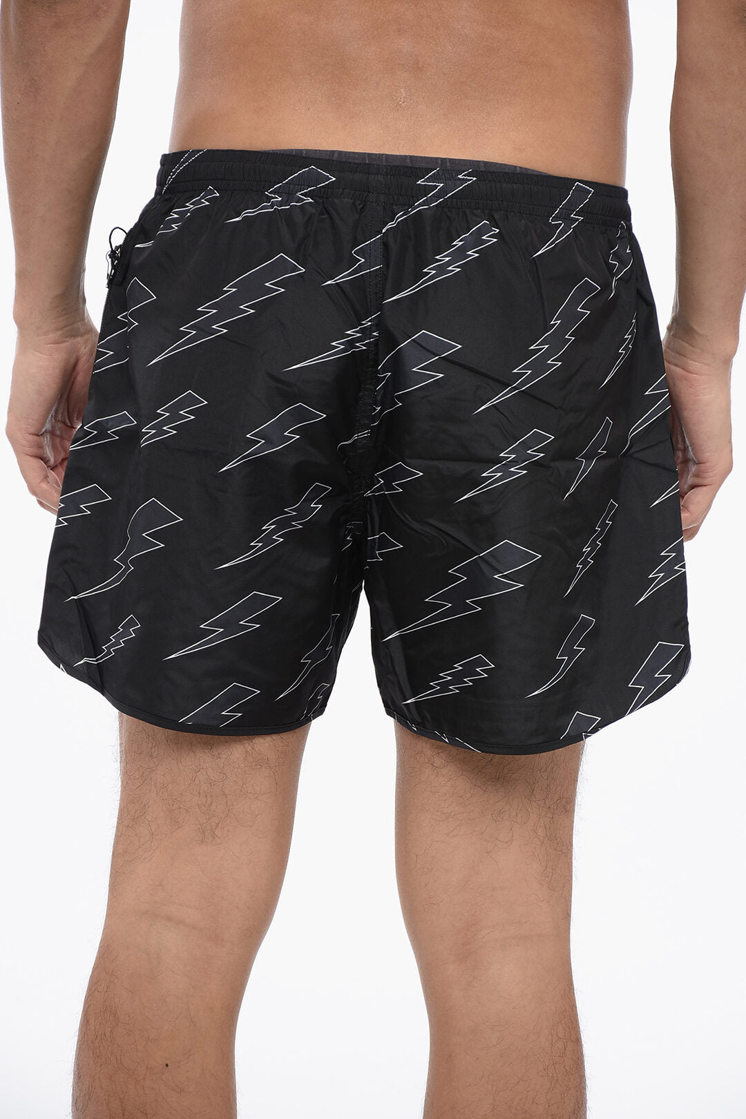 Neil Barrett ALL-OVER RAIN BOLTS SWIM SHORTS Xl Standard size