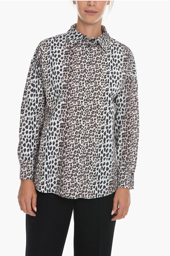 Notes du Nord Animal Motif Asymmetric DASSY Shirt