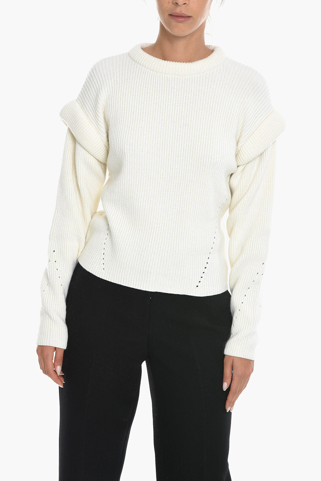 Notes du Nord Cotton and Wool Ribbed ERIN Sweater