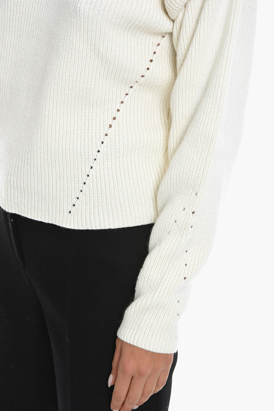 Notes du Nord Cotton and Wool Ribbed ERIN Sweater