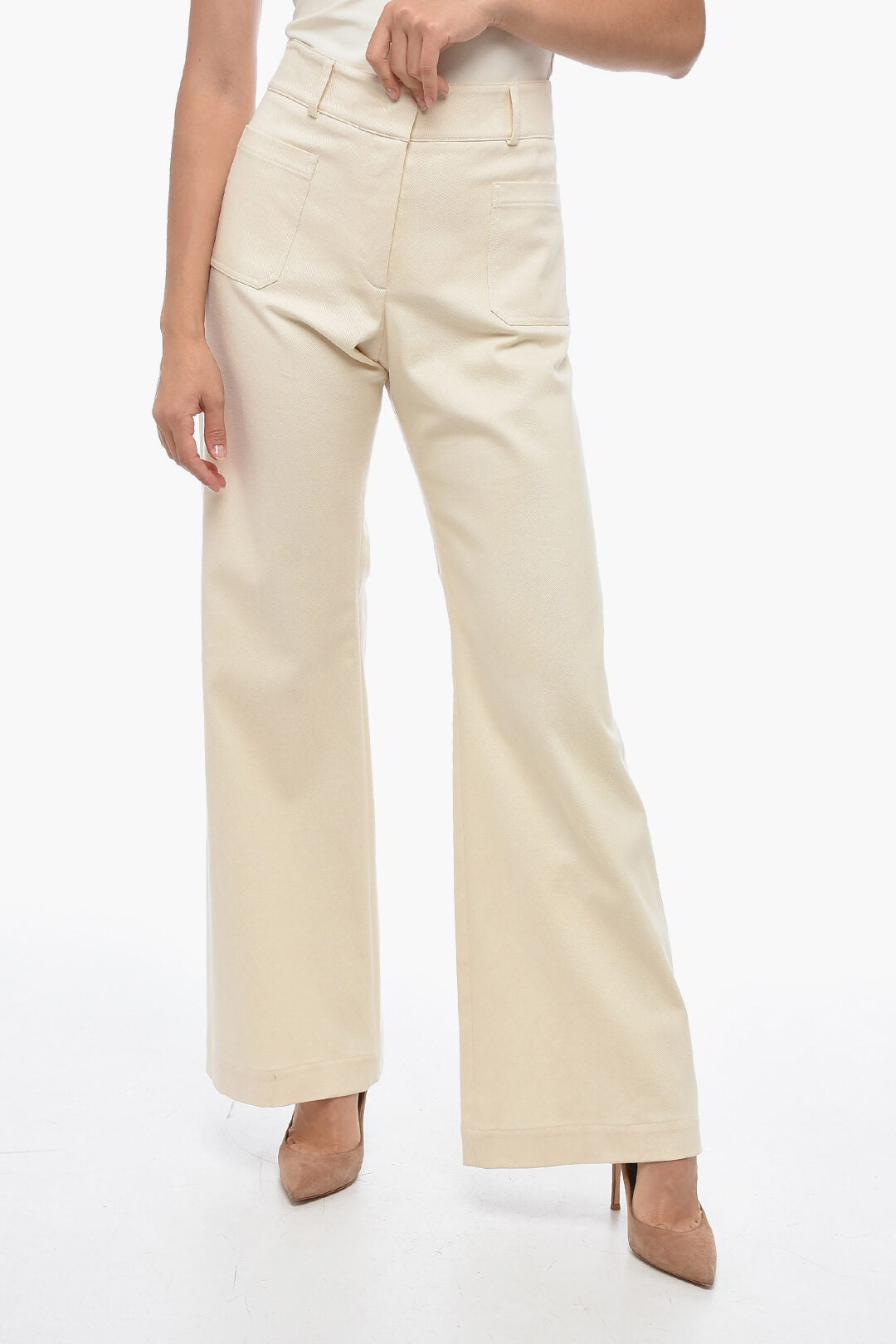 QL2 Denim NINA Wide-Leg Pants