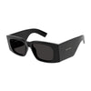 Saint Laurent Sunglasses Square Full Rim, Black Frame and Black Lens SL654001