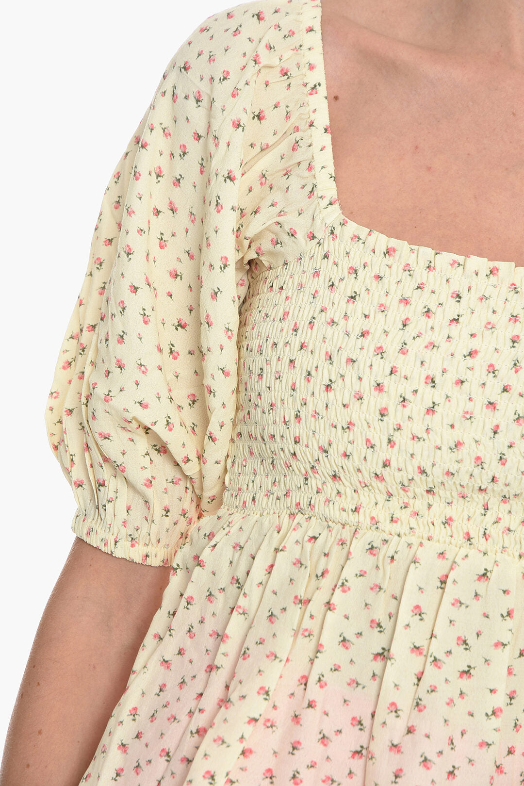 Notes du Nord Floral-Motif DOLLY Top with 3/4 Sleeve