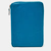 Preloved - Herm&egrave;s Blue Izmir Epsom Leather Globe Trotter Zip Agenda Planner