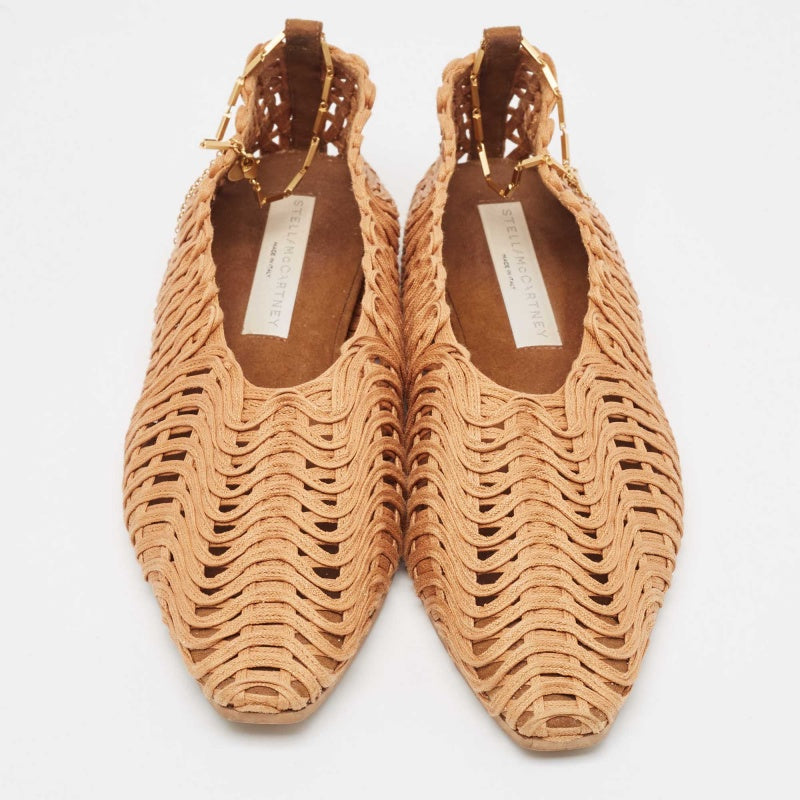 Stella mccartney woven ballet flats store