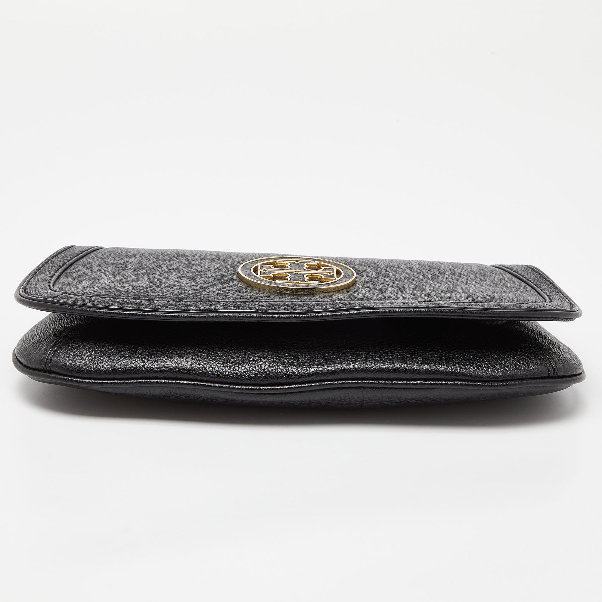 Tory Burch Black Leather Britten Crossbody Bag