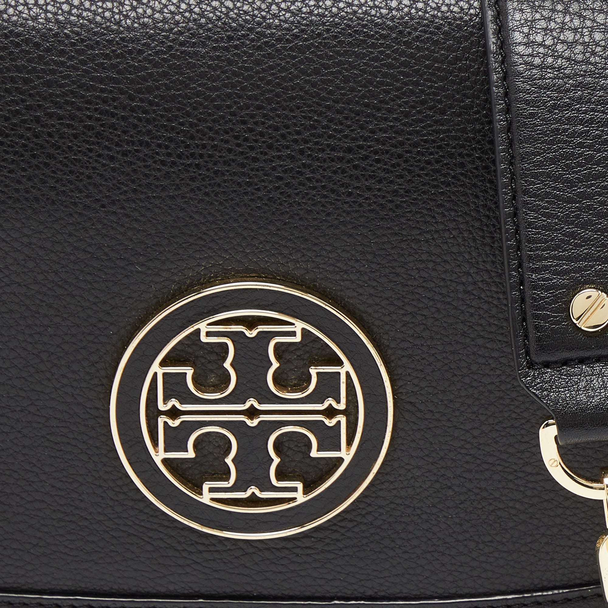 Tory Burch Black Leather Britten Crossbody Bag