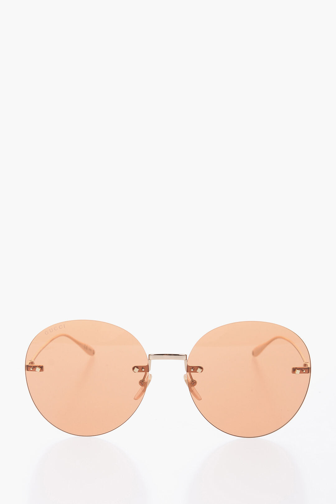 Gucci Metal Frame Round Sunglasses Enriched by Removable Pendants