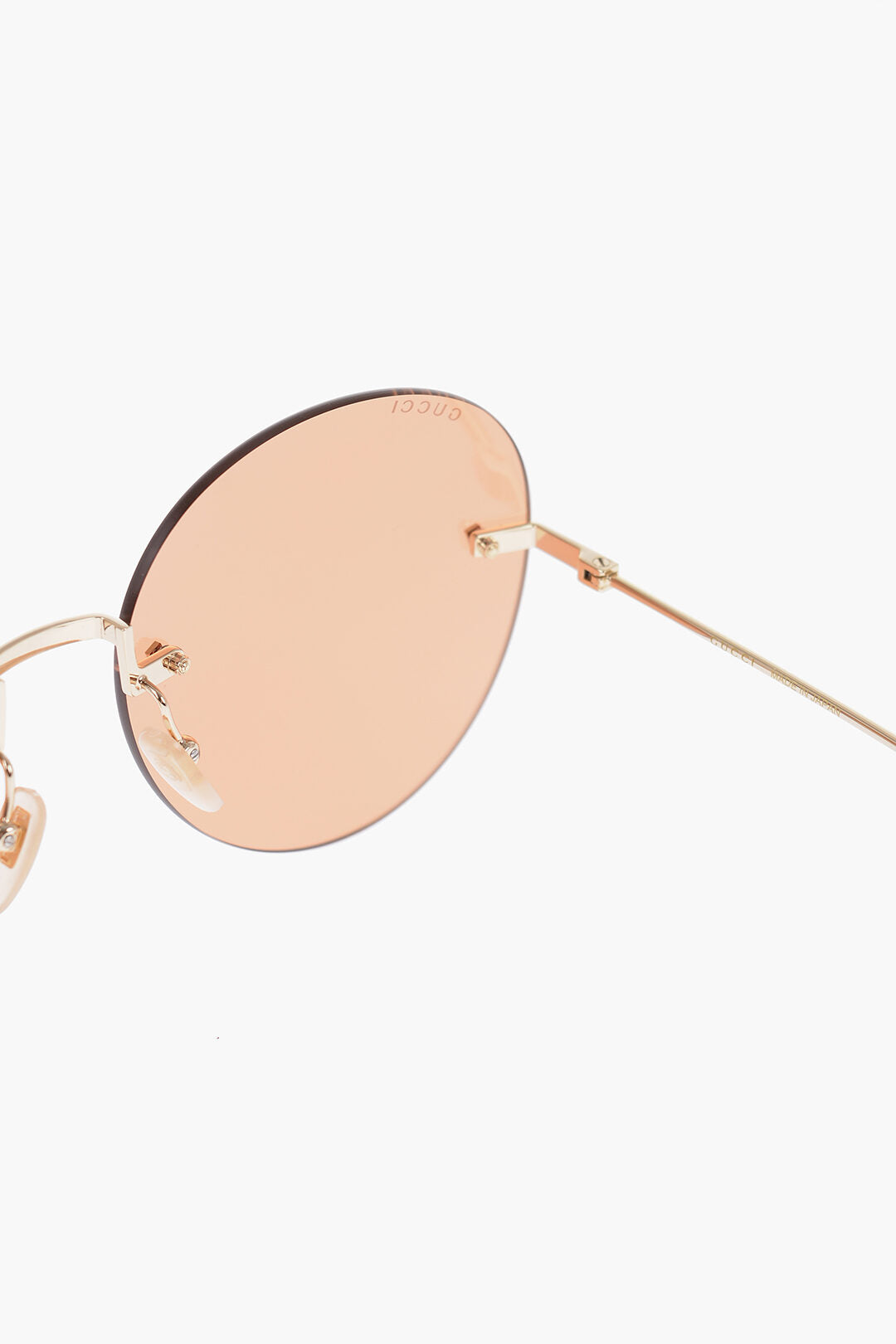 Gucci Metal Frame Round Sunglasses Enriched by Removable Pendants