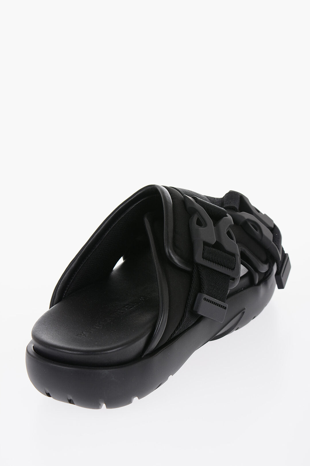 Bottega Veneta SNAP Slides with Leather Detail and Buckle