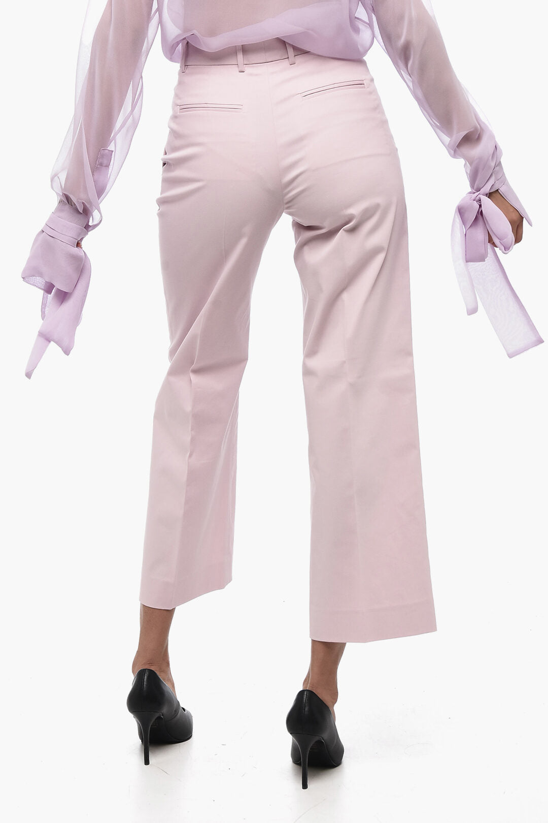 QL2 Straight Fit TEODORA Stretch Cotton Pants