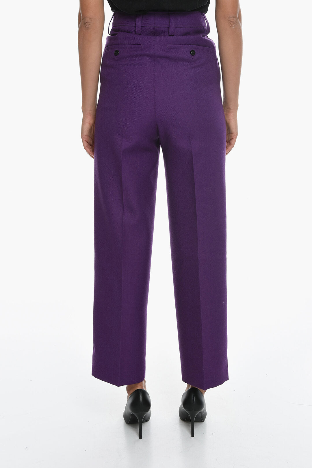 Ami Alexandre Mattiussi Virgin-wool Gabardine Tailored Pants