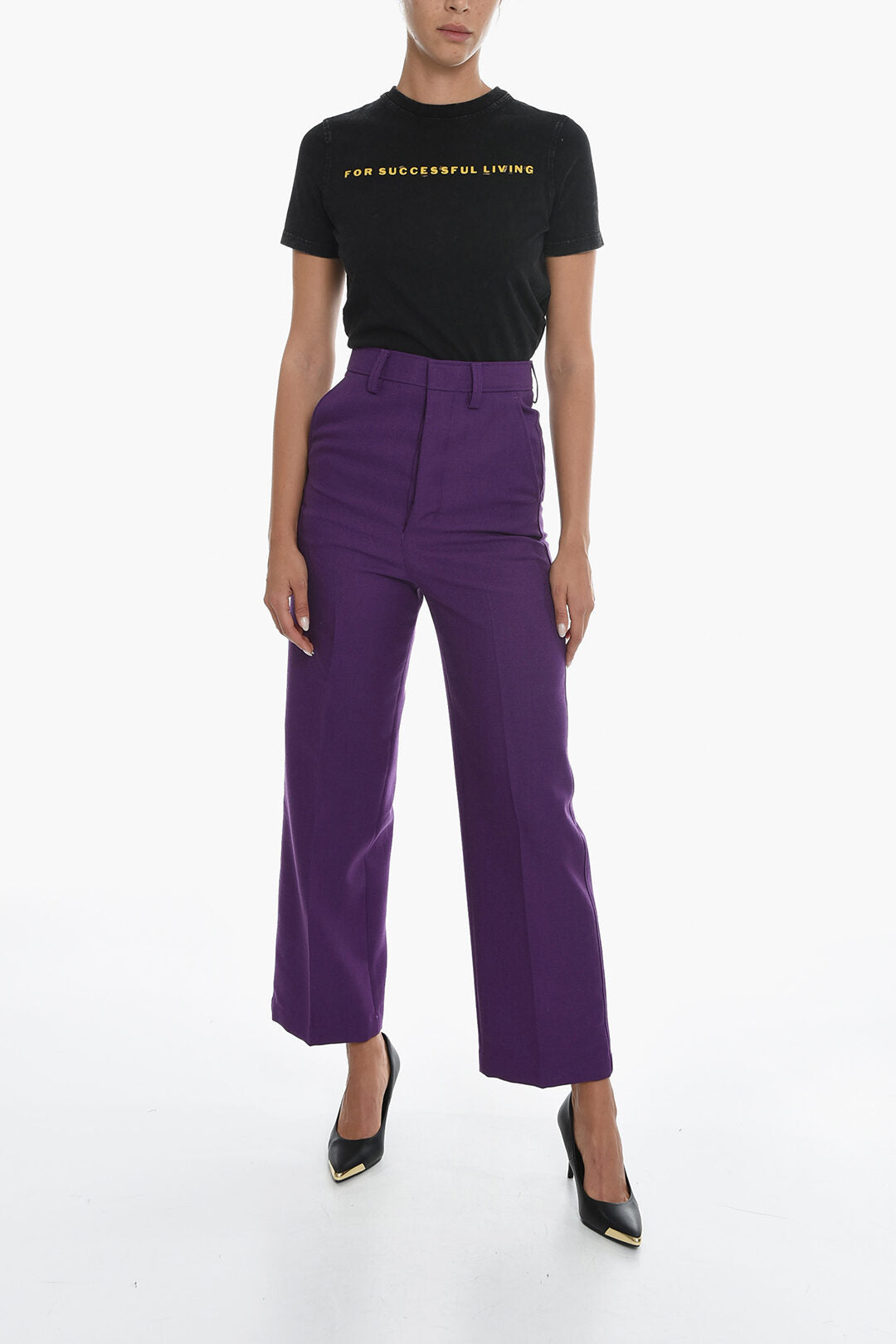 Ami Alexandre Mattiussi Virgin-wool Gabardine Tailored Pants